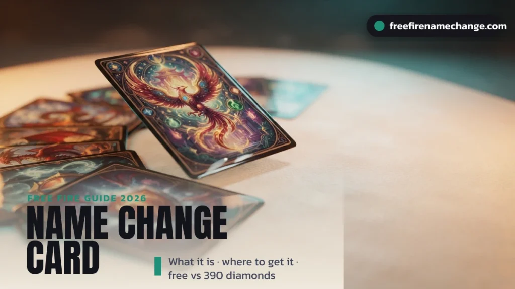 Free Fire Name Change Card guide - what it is and where to get it