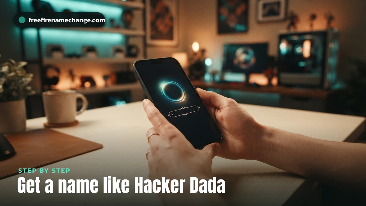How to make a stylish Free Fire name like Hacker Dada